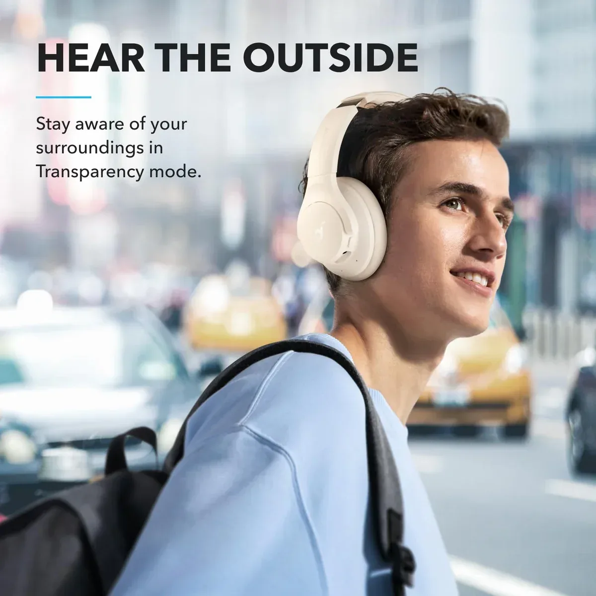 ANKER SOUNDCORE Q20I WIRELESS NOISE CANCELLING HEADPHONE WHITE A3004H22 thumbnail 2