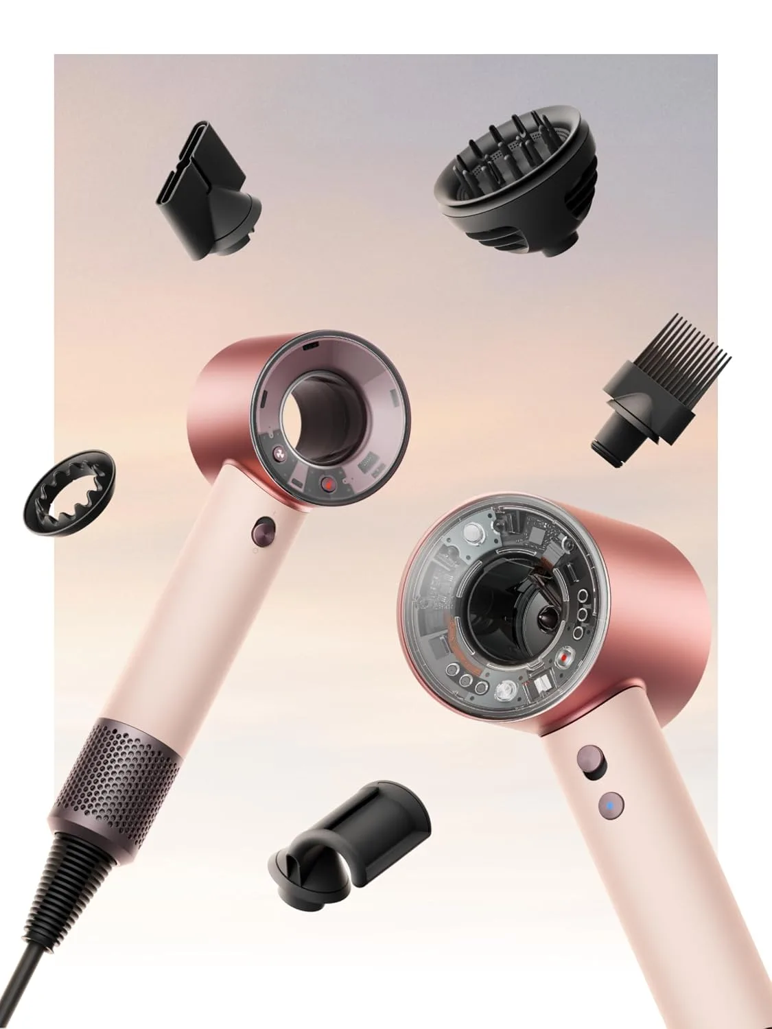 DYSON SUPERSONIC TRAVEL HAIR DRYER ROSE GOLD HD19 thumbnail 5