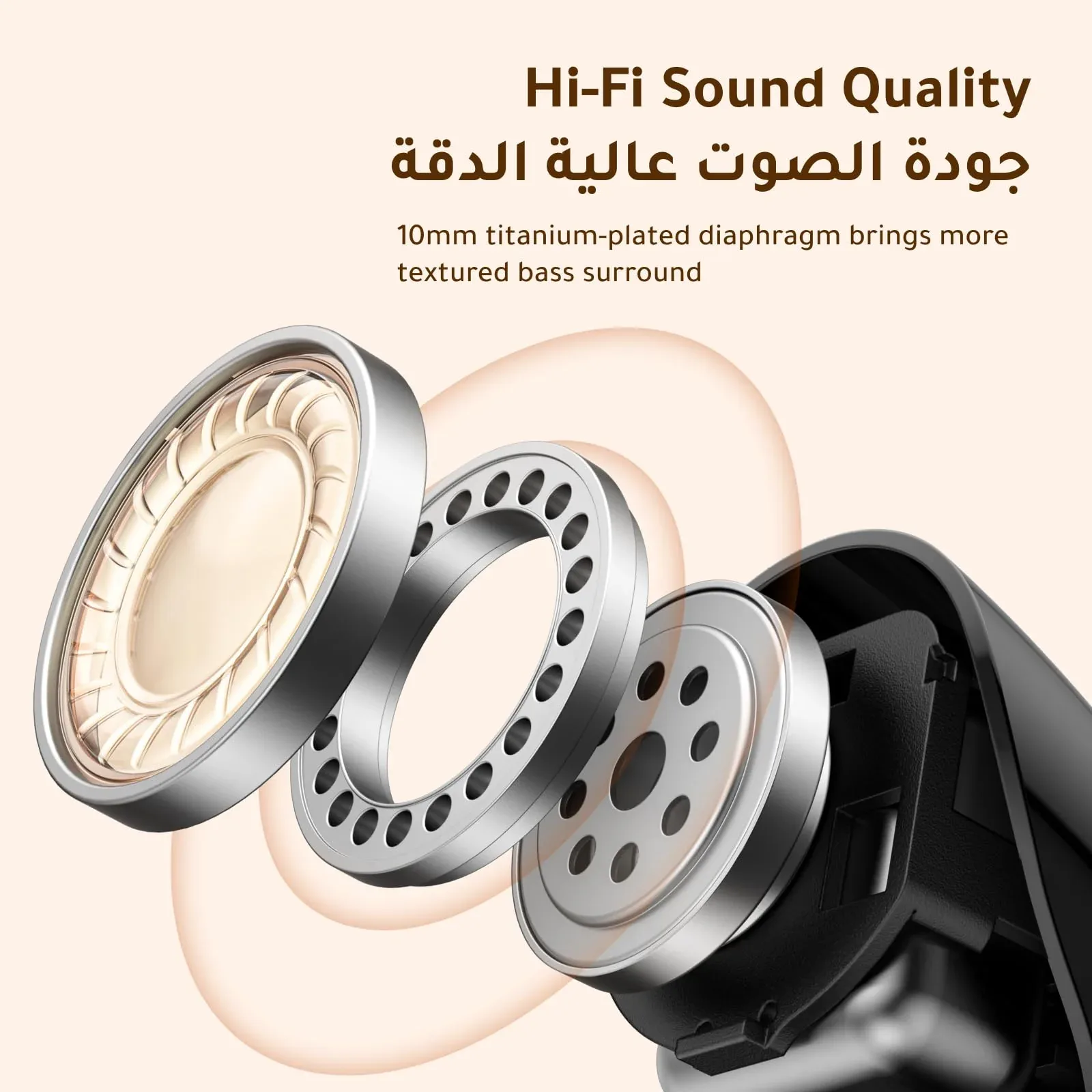 UGREEN DOTS TRUE WIRELESS EARBUDS BLACK WS220 thumbnail 4