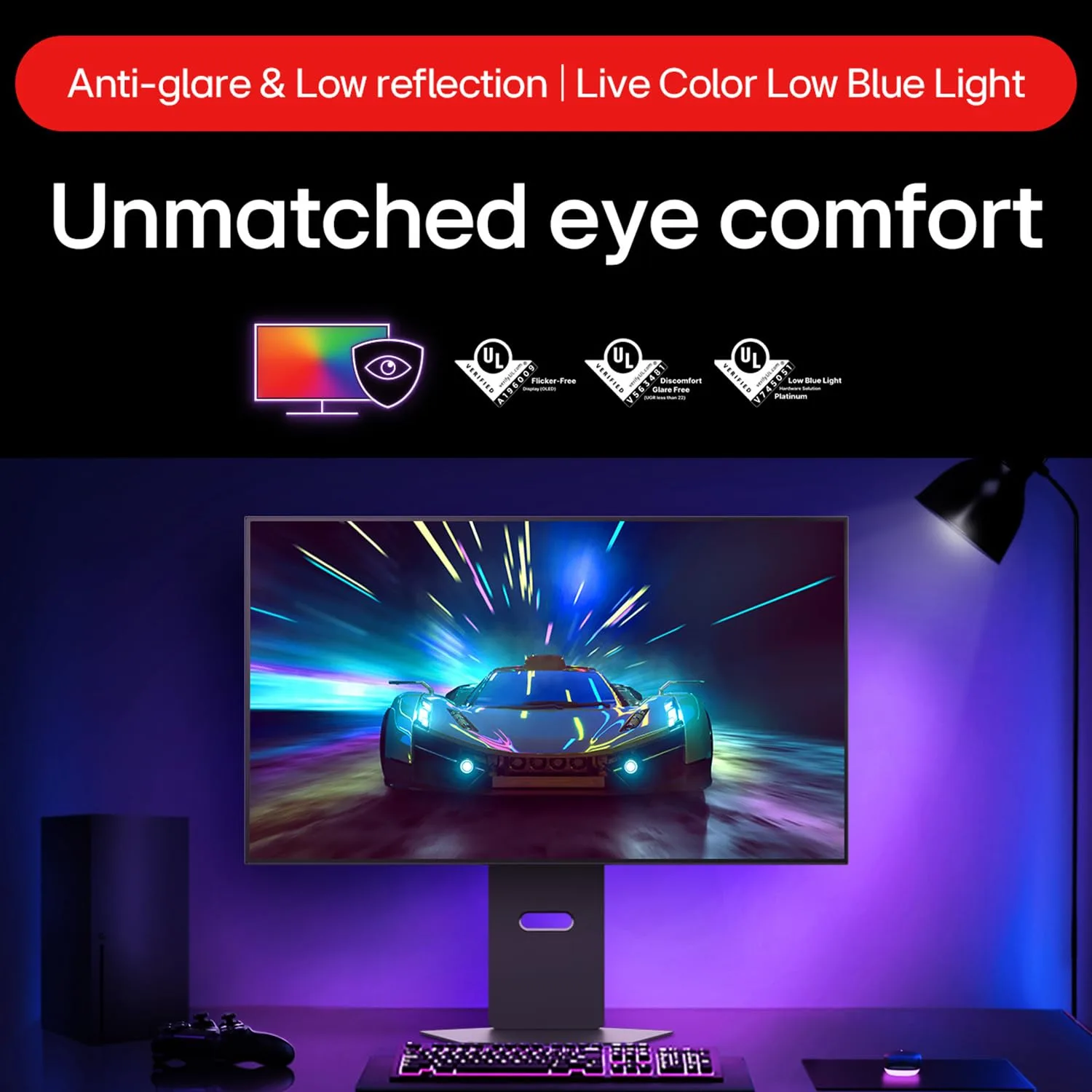 LG ULTRAGEAR 32 INCH OLED 4K UHD 240HZ DUAL MODE OLED GAMING MONITOR 32GS95UV-B thumbnail 5