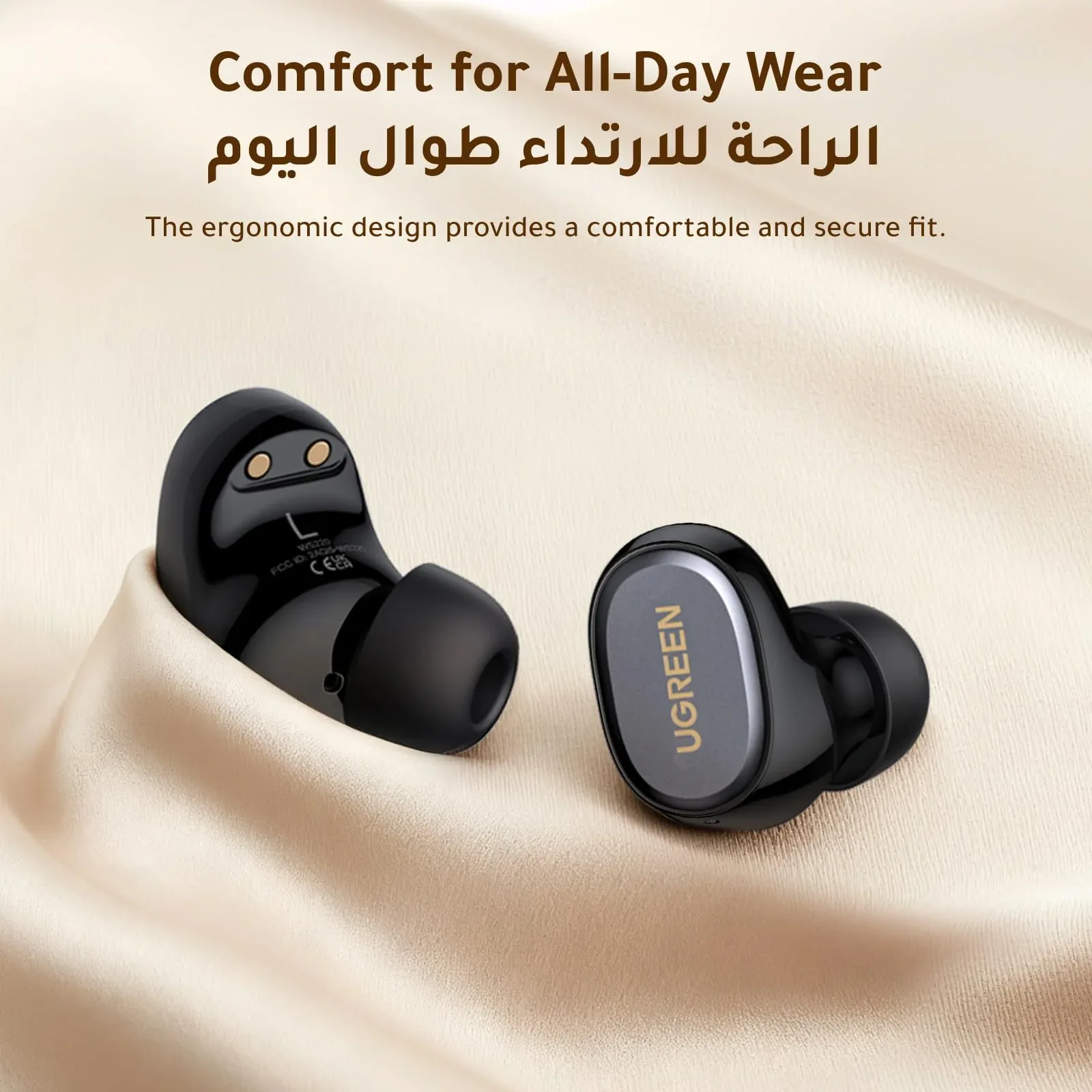 UGREEN DOTS TRUE WIRELESS EARBUDS BLACK WS220 thumbnail 8
