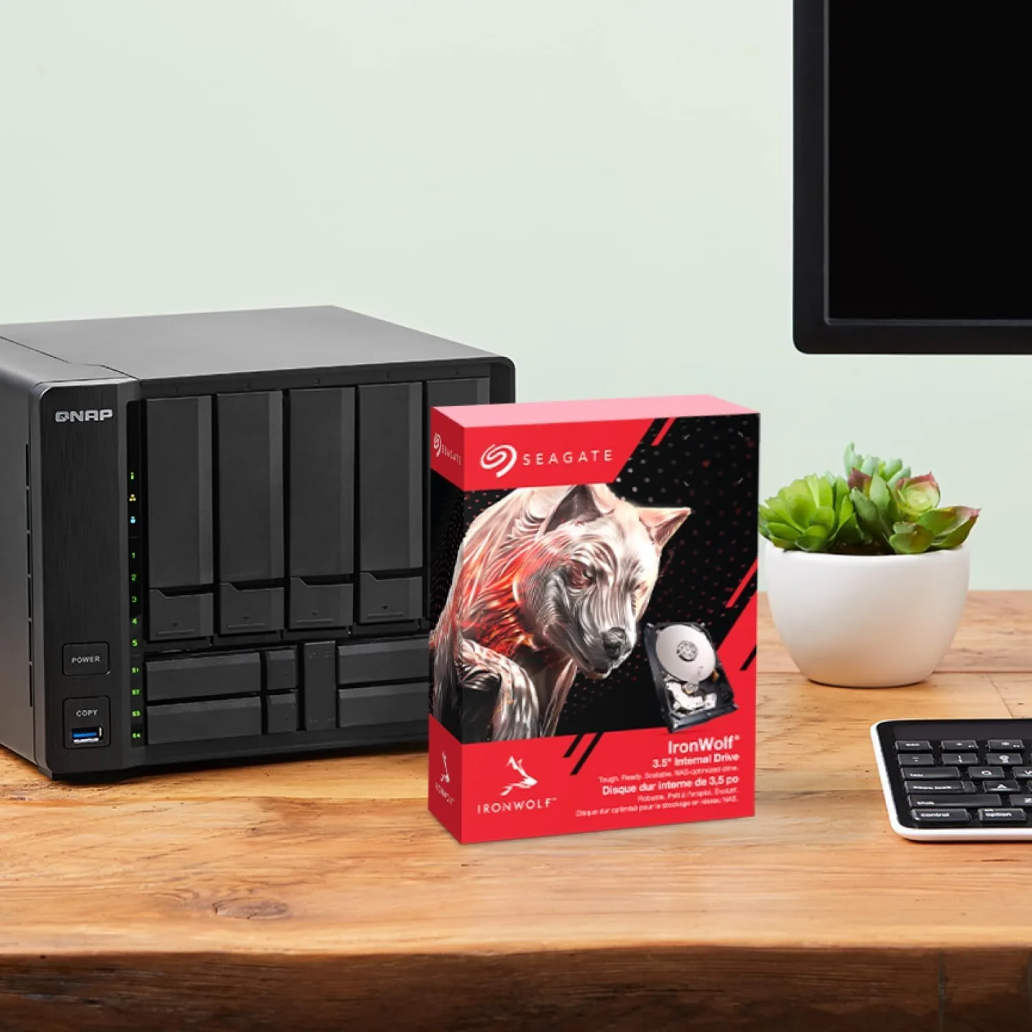 SEAGATE IRONWOLF 4TB INTERNAL HDD ST4000VN006 thumbnail 4