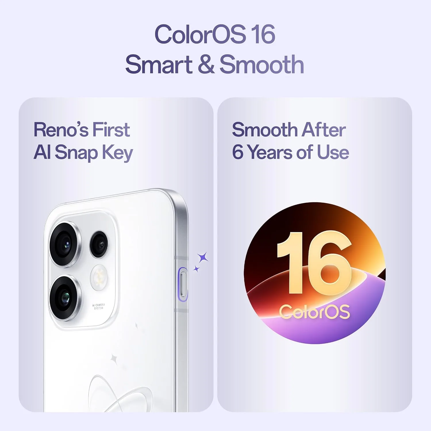 OPPO RENO16 5G 12GB-256GB TWILIGHT VIOLET WITH FOC OPPO ENCO AIR 4 CPH2865 thumbnail 8