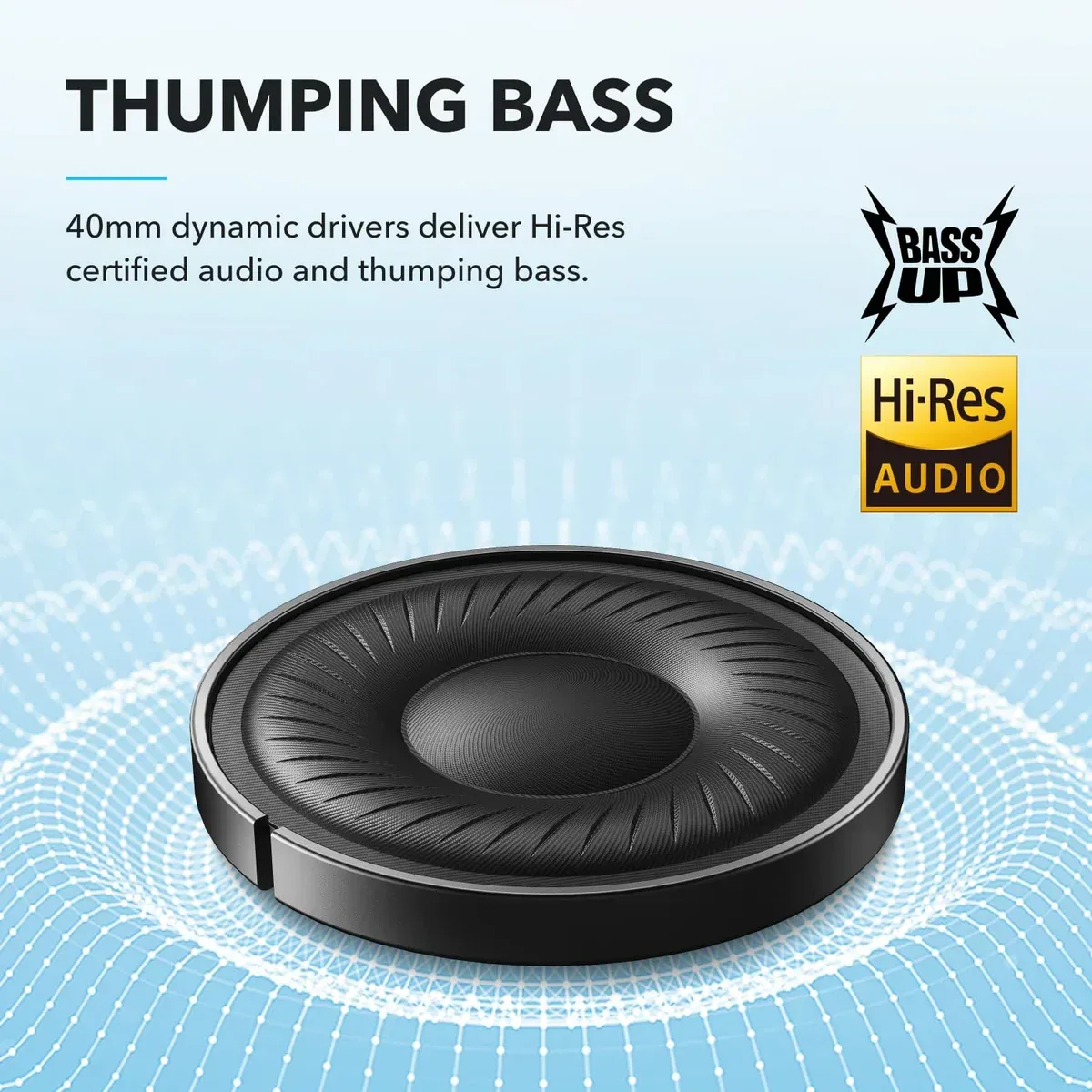 ANKER SOUNDCORE Q20I WIRELESS NOISE CANCELLING HEADPHONE WHITE A3004H22 thumbnail 5
