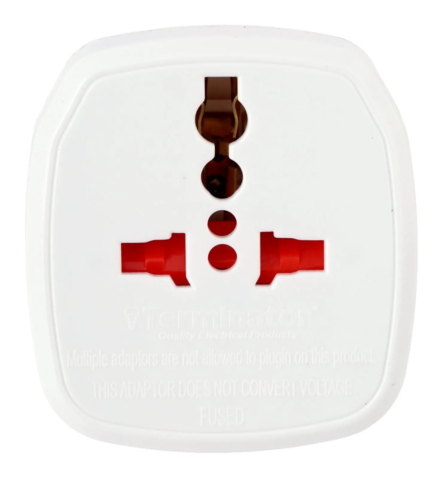 TERMINATOR MULTI TRAVEL ADAPTOR UNIVERSAL SOCKET 13A FUSED PLUG TLF 22W