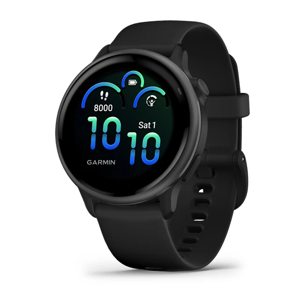 GARMIN VIVOACTIVE 6 HEALTH AND FITNESS GPS SMART WATCH BLACK 010-02985-00