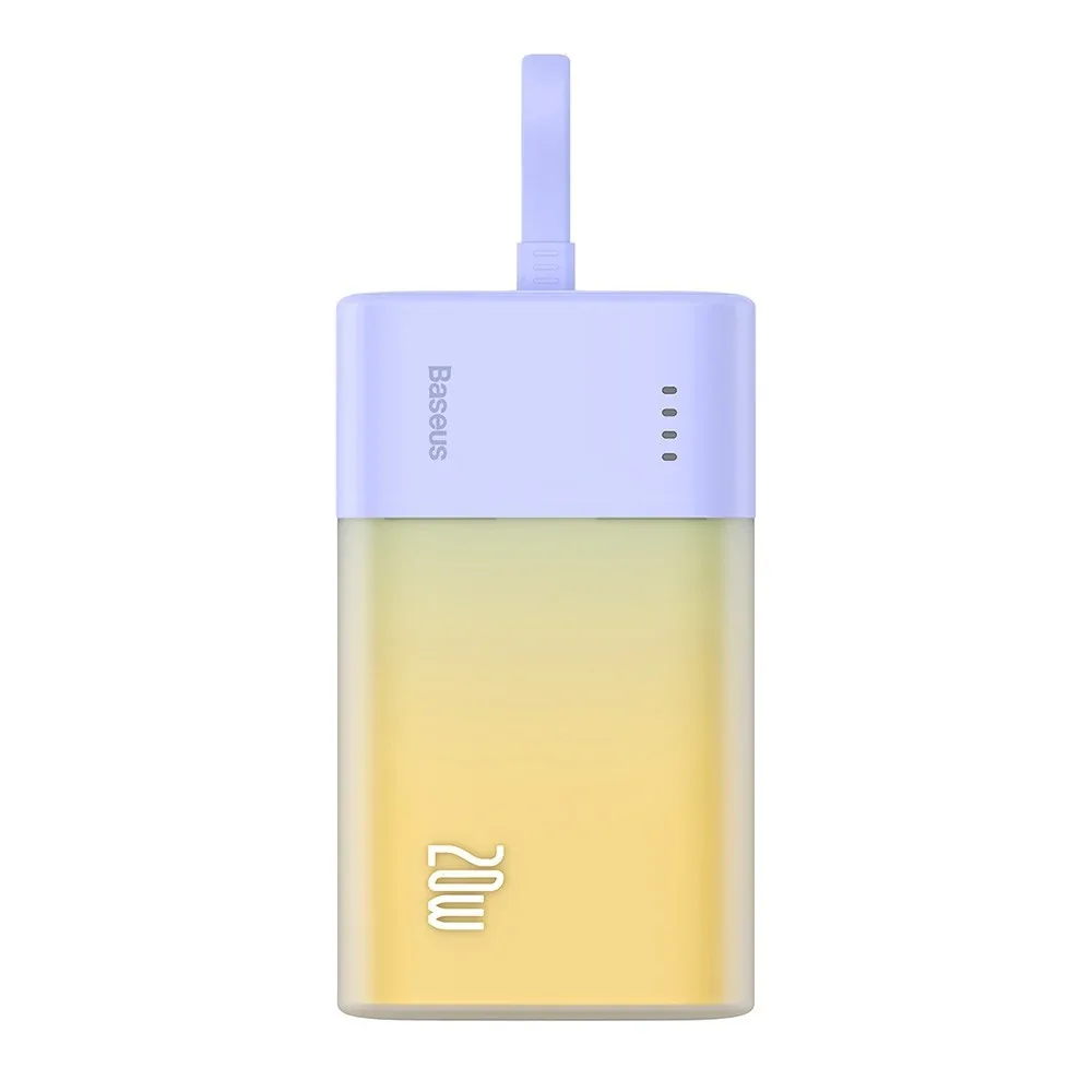 BASEUS POPSICLE FAST CHARGING POWER BANK TYPE C EDITION 5200MAH 20W NEBULA PURPLE P10055601513