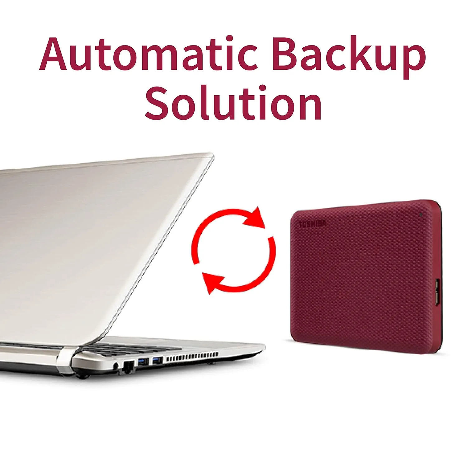 TOSHIBA 1TB CANVIO ADVANCE PORTABLE HARD DRIVE USB 3.2 GEN1 BEIGE V10 HDTCA10EW3AA thumbnail 4