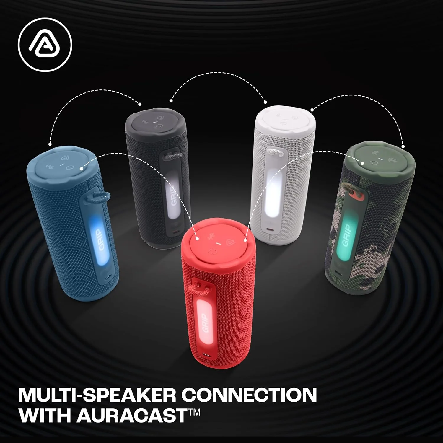 JBL GRIP PORTABLE WIRELESS SPEAKER WHITE thumbnail 8