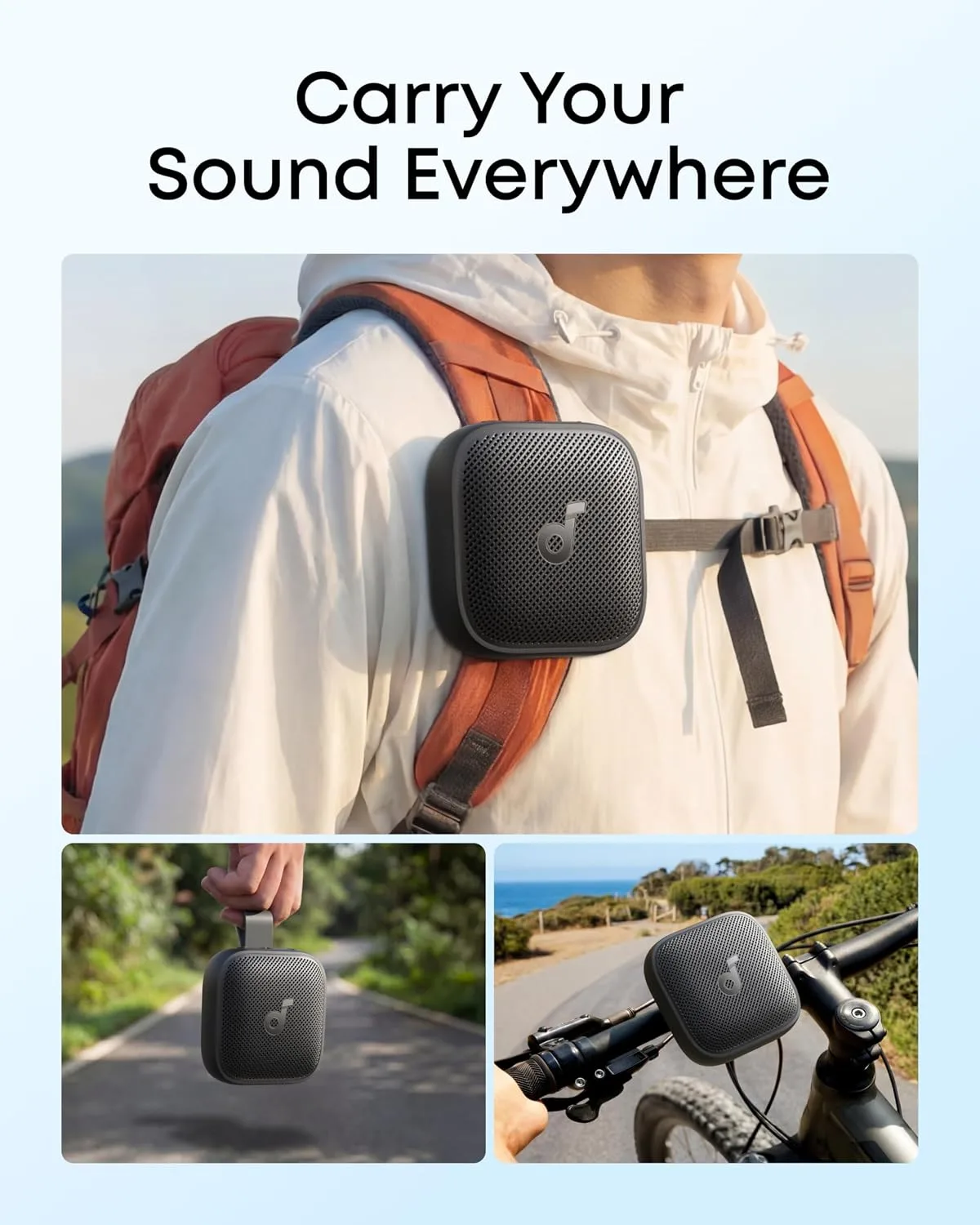 ANKER SOUNDCORE BOOM GO 3I PORTABLE BLUETOOTH SPEAKER 15W BLACK D5103010 thumbnail 5