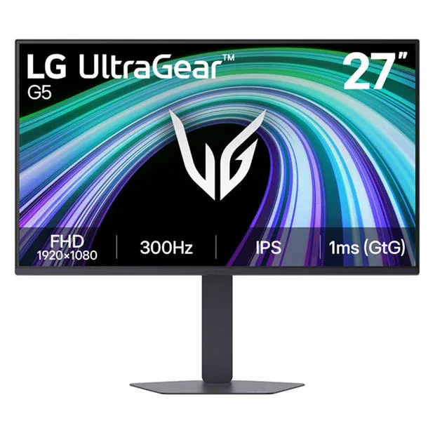 LG ULTRAGEAR 27 INCH G5 IPS FHD 300HZ 1MS NVIDIA G-SYNC COMPATIBLE GAMING MONITOR 27G550B-B 
