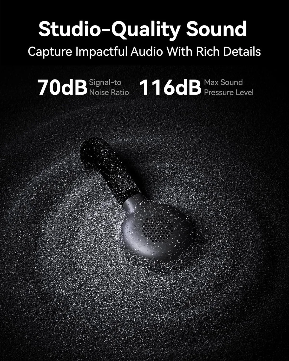 HOLLYLAND LARK M2S ULTIMATE COMBO WIRELESS MICROPHONE BLACK thumbnail 5