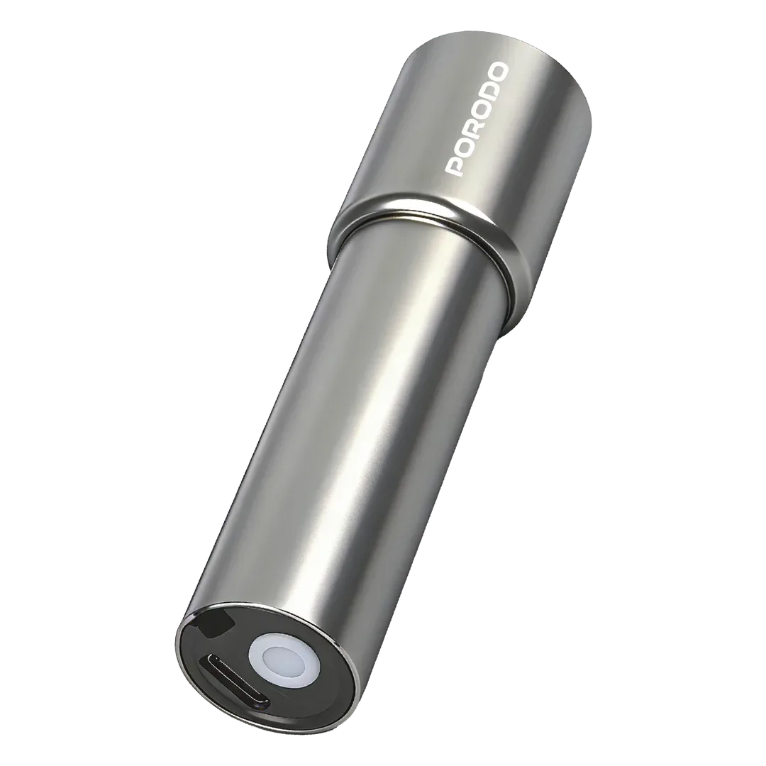 PORODO SOL LITE MINI PORTABLE TORCH LIGHT SILVER PD521SL