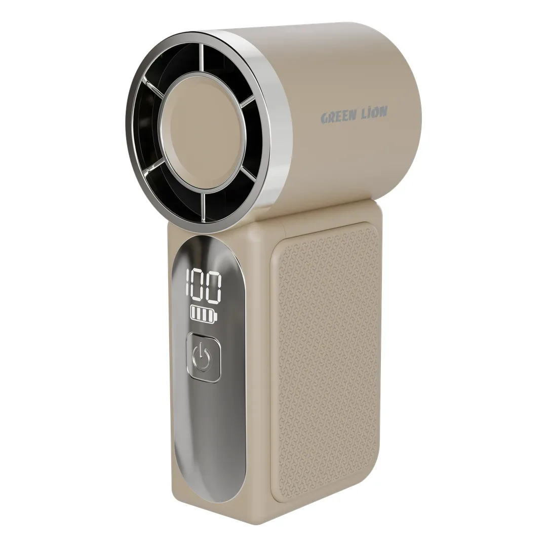 GREEN LION WIND LITE HANDHELD FAN BEIGE GNPF5WNFANBG