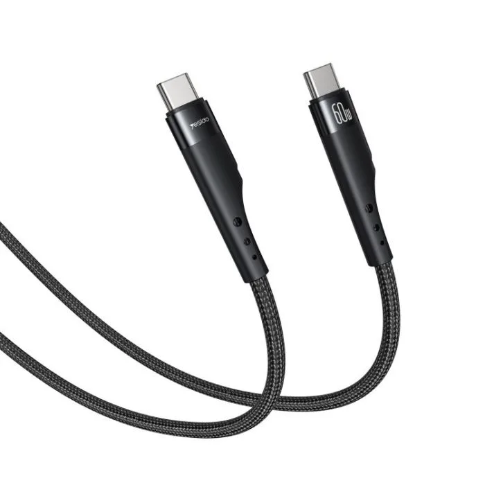 YESIDO USB-C TO LIGHTNING CABLE 3M BLACK CA115