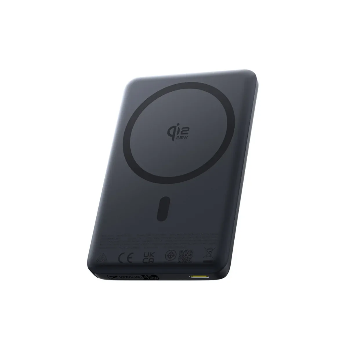 BASEUS PICGO AM52 SLIM QI2.2 MAGNETIC POWER BANK 10000MAH 45W COSMIC BLACK INCLUDES CABLE USB C TO USB C E0028Z00