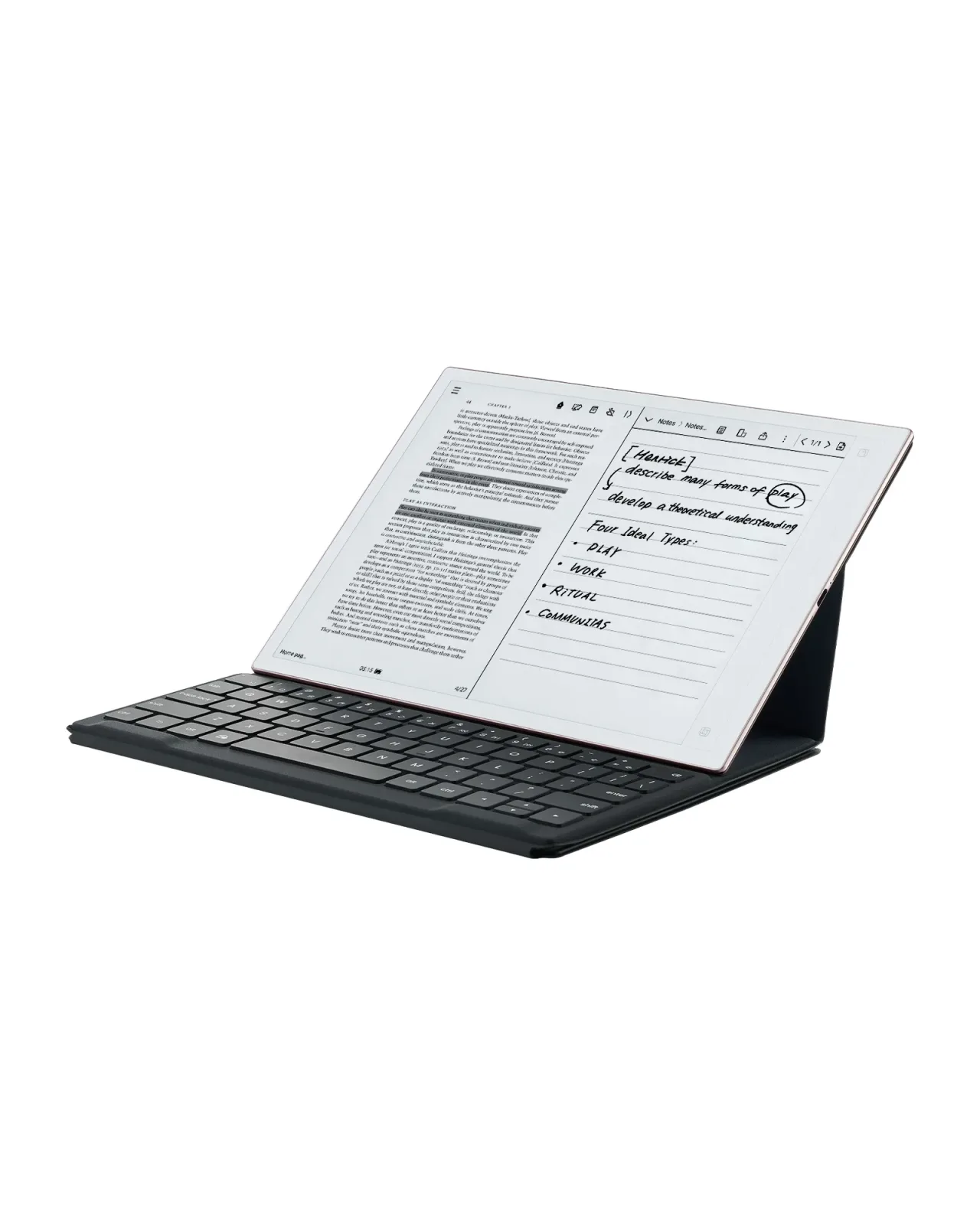 IFLYTEK AINOTE 2 TYPE FOLIO KEYBOARD-PEWTER XF-DX-YT5K 