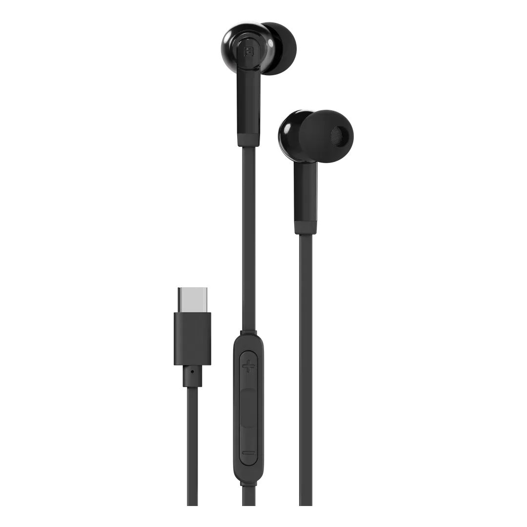 PORODO SOUNDTEC RAY IN EAR STEREO EARPHONES BLACK PDST6403BK