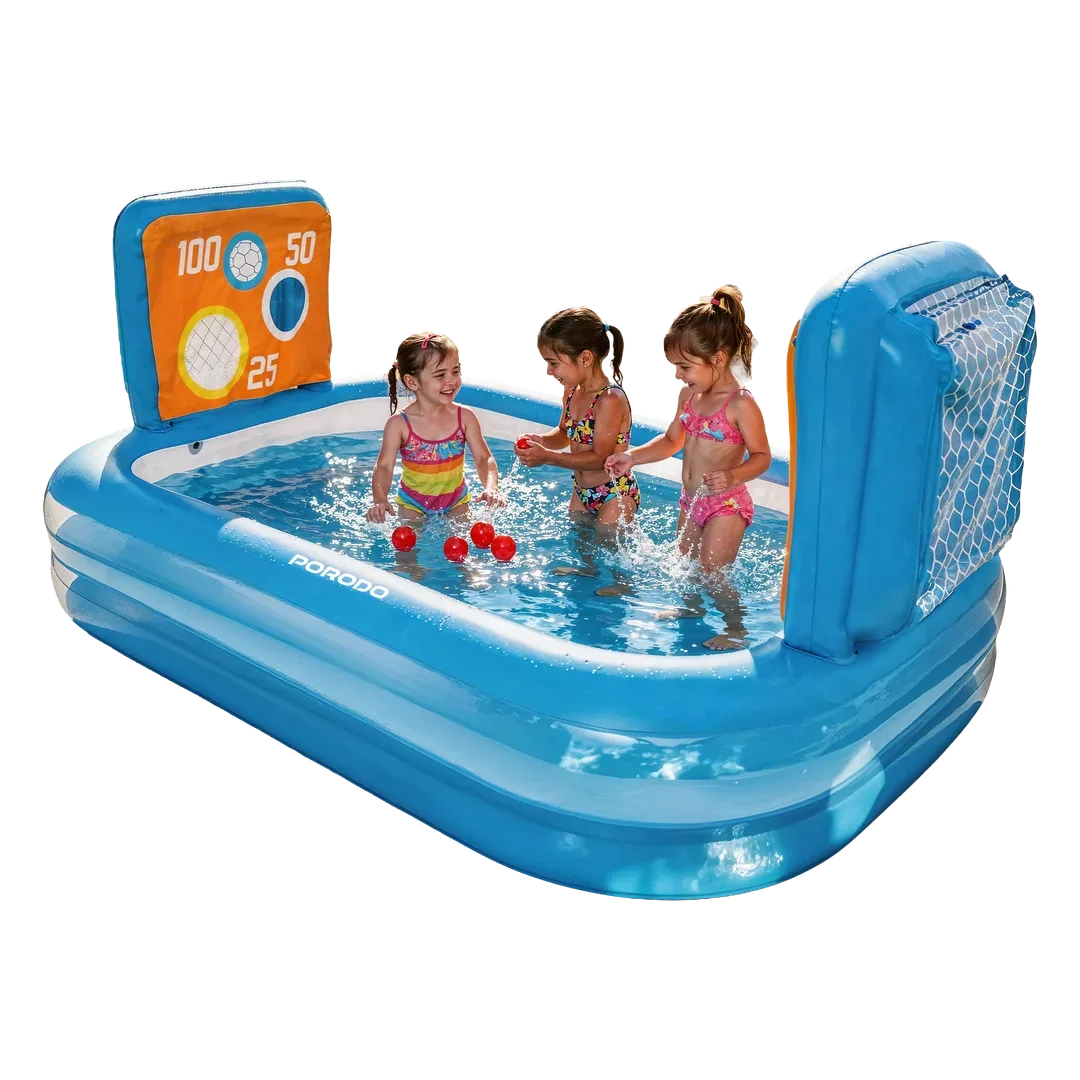 PORODO LIFESTYLE GOAL SPLASH FOOTBALL PLAY POOL BLUE PDFDS13BL