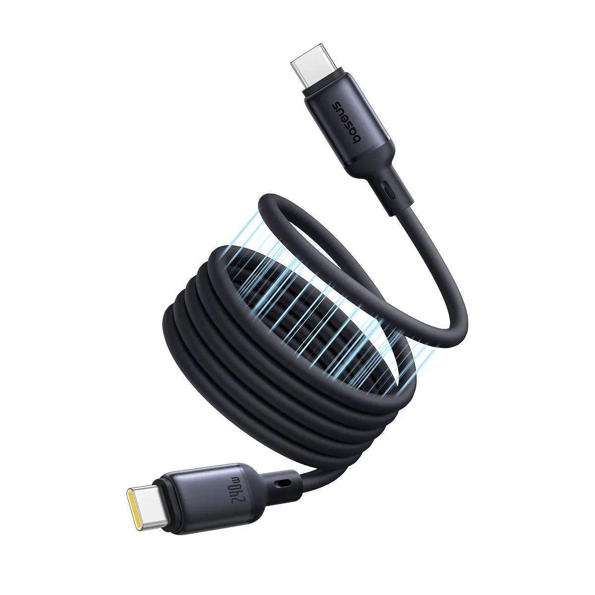 BASEUS PICOGO FAST CHARGING CABLE TYPE C TO TYPE C 240W 1M BLACK E0423300