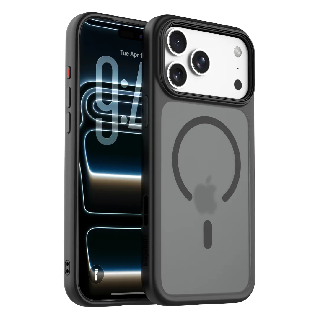 BLUPEBBLE IPHONE 18 PRO HYBRID MATTE CASE WITH MAGSAFE BLACK BP-IPHMAT18PRO-BK 