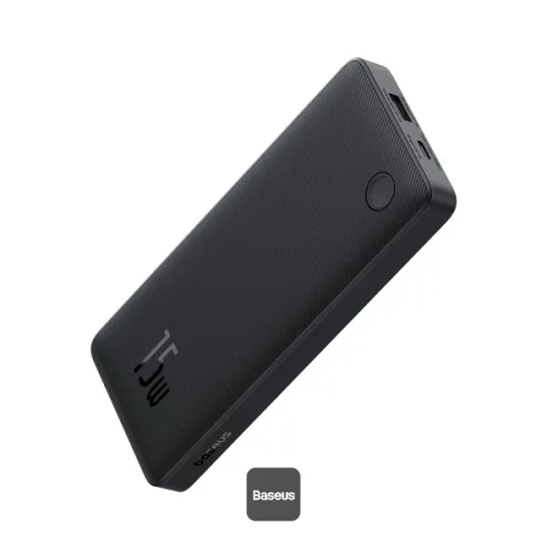 BASEUS AIRPOW LITE POWER BANK 10000MAH BIDIRECTIONAL FAST CHARGING 15W COSMIC BLACK PPAP10A
