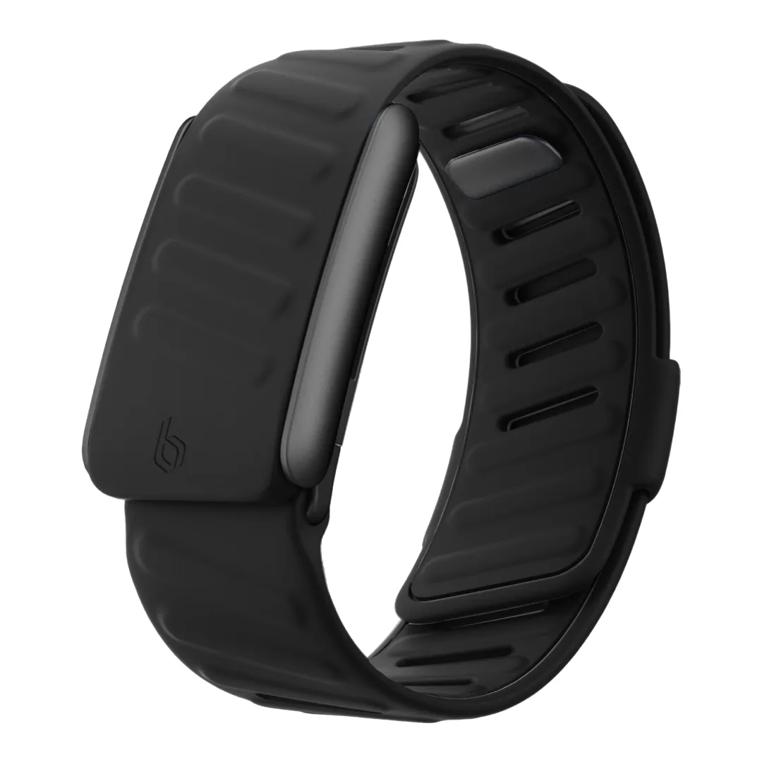 BLUPEBBLE PEAKLOOP SILICONE BAND FOR WHOOP MGLIFE-BLACK BP-PLWHPMGL-BK