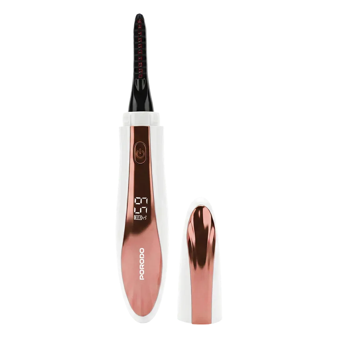 PORODO ORCHID LED HEATED EYELASH CURLER ROSE GOLD PDLFSTECS18RG