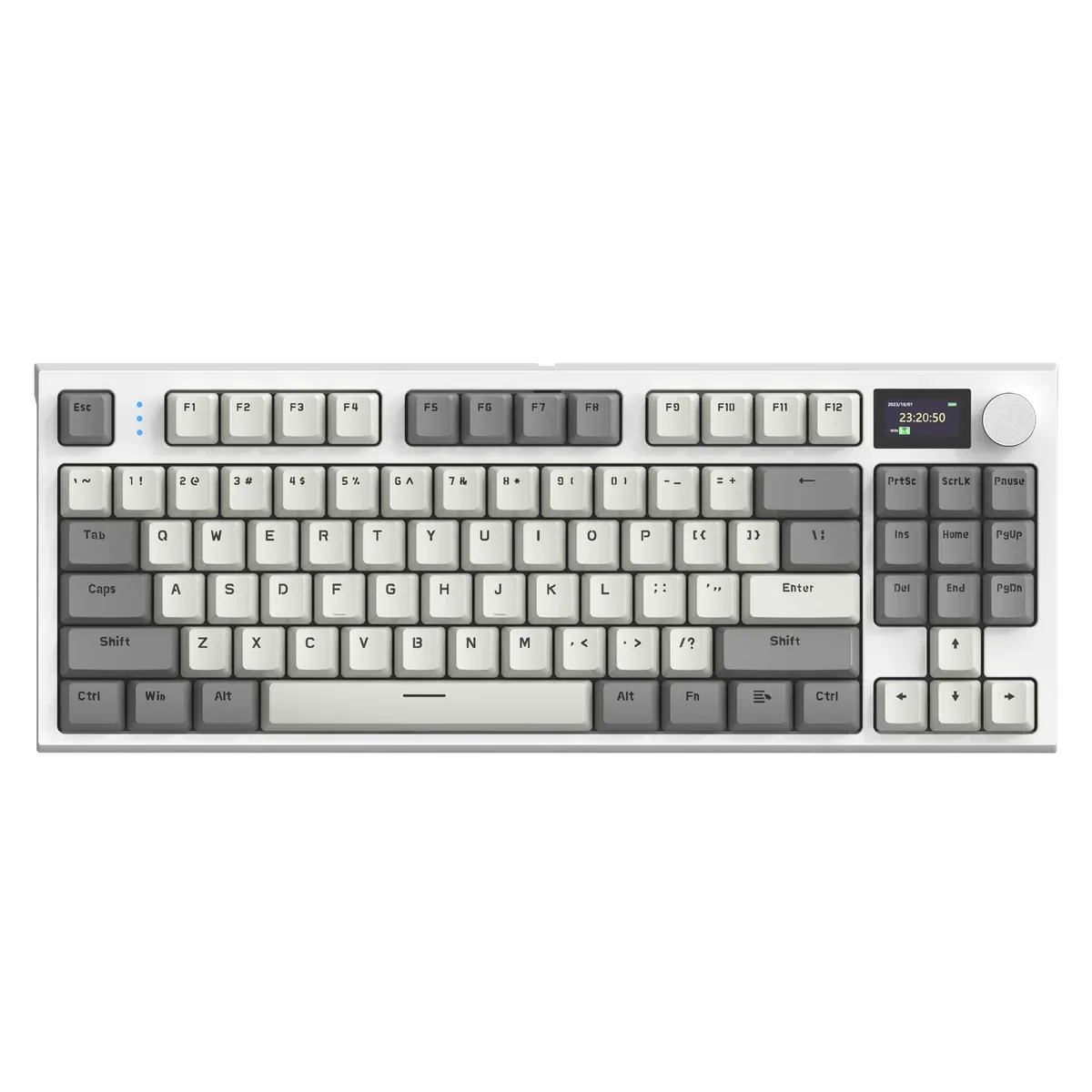 ATTACK SHARK K86 RGB HOT SWAPPABLE SHAFTS BLUE WHALE SWITCH BUSINESS GRAY 