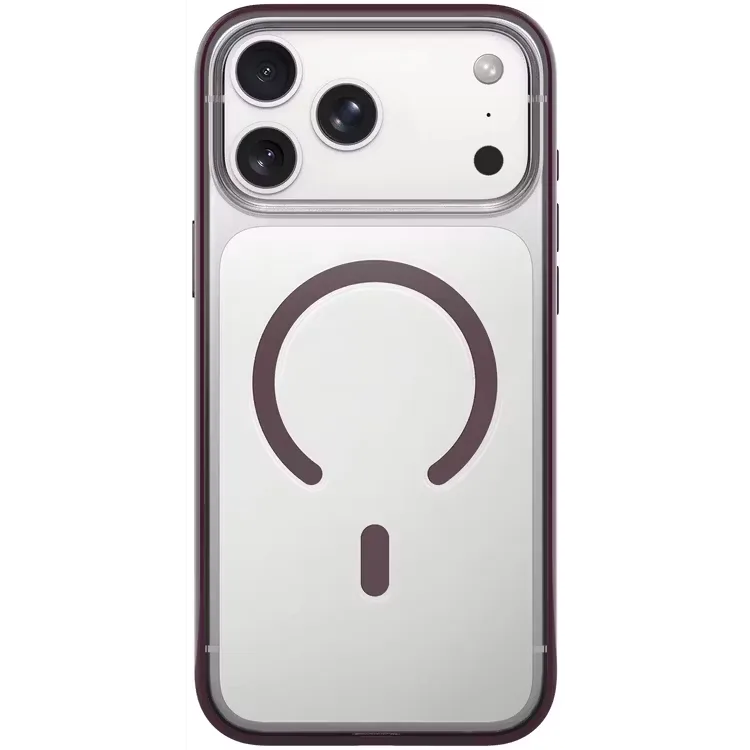 LEVELO PHOENIX IPHONE 18 PRO MAGSAFE HYBRID PC TPU CONSTRUCTION CASE BURGUNDY LVLPHNIXPCC18PBUR