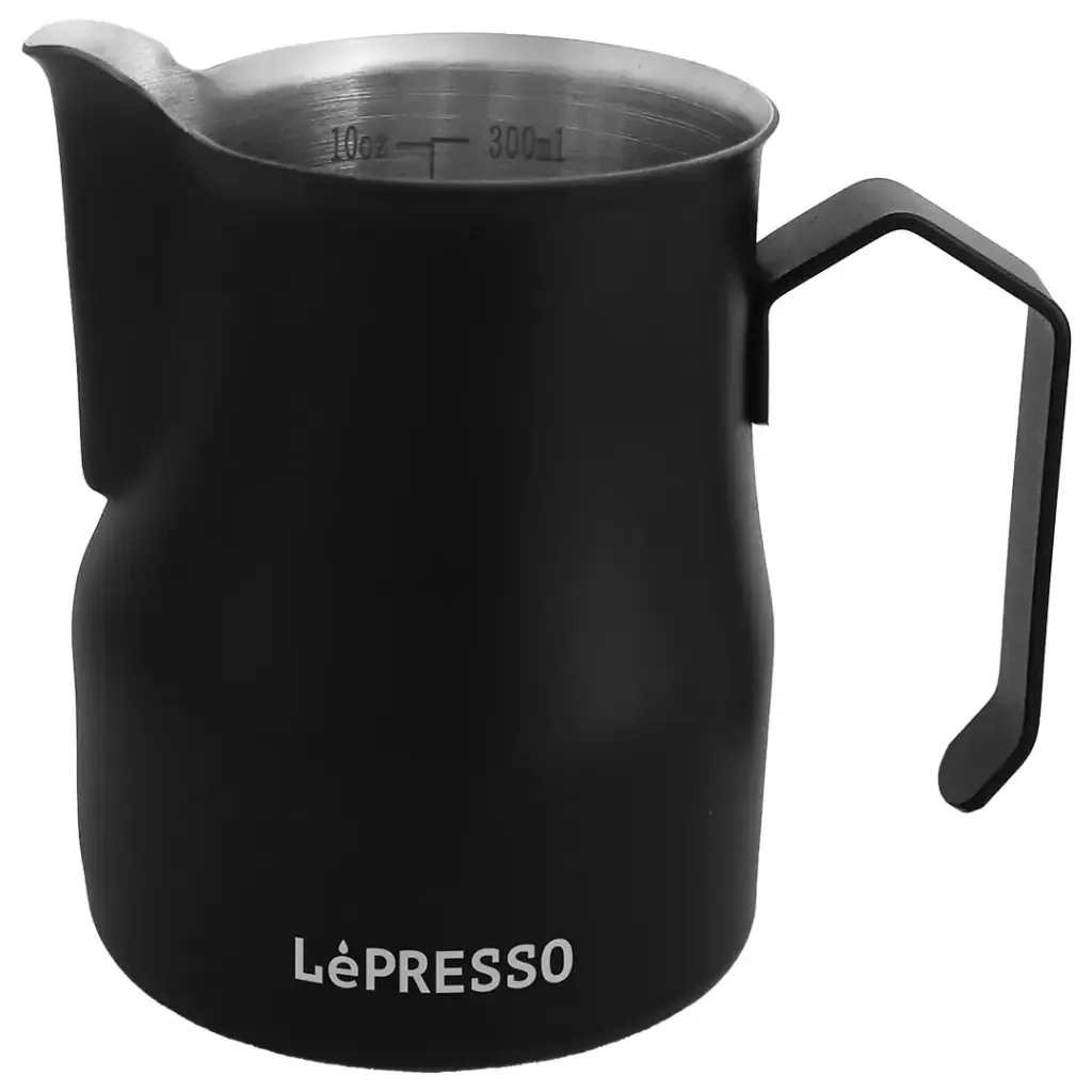 LEPRESSO MILK FROTHING PITCHER BLACK LPCFFBP0070BK