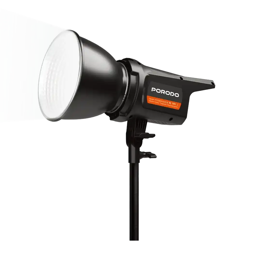 PORODO LIFESTYLE CANNES STUDIO PROFESSIONAL LED STUDIO LIGHT 100W WITH REMOTE CONTROL BLACK PDYM600SSBK