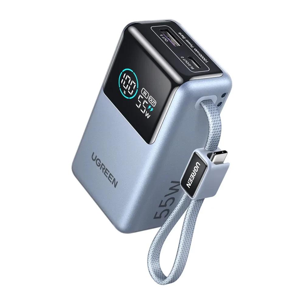 UGREEN NEXODE PRO FAST CHARGING POWER BANK 10000MAH 55W BLACK PB727
