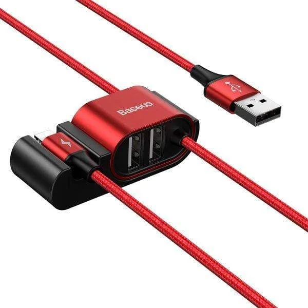 BASEUS SPECIAL DATA CABLE FOR BACKSEAT RED CALHZ-09