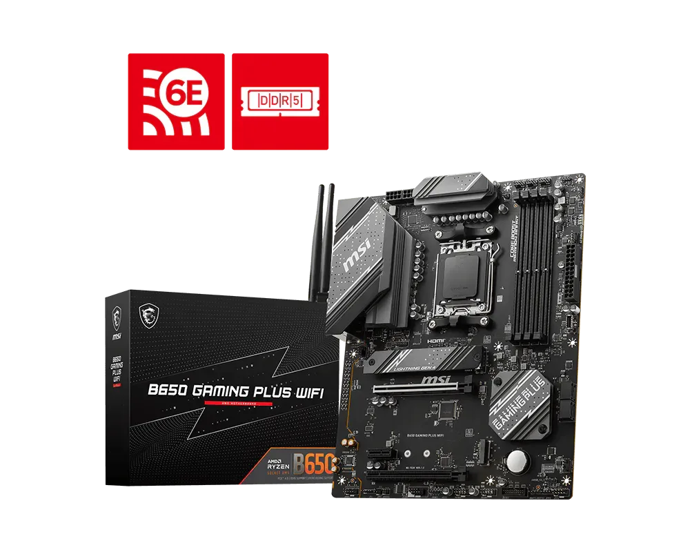 MSI B650 GAMING PLUS WIFI DDR5 MOTHERBOARD