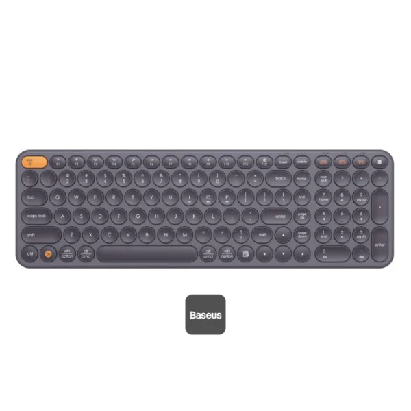 BASEUS K01B WIRELESS TRI MODE KEYBOARD FROSTED GRAY B00955504833