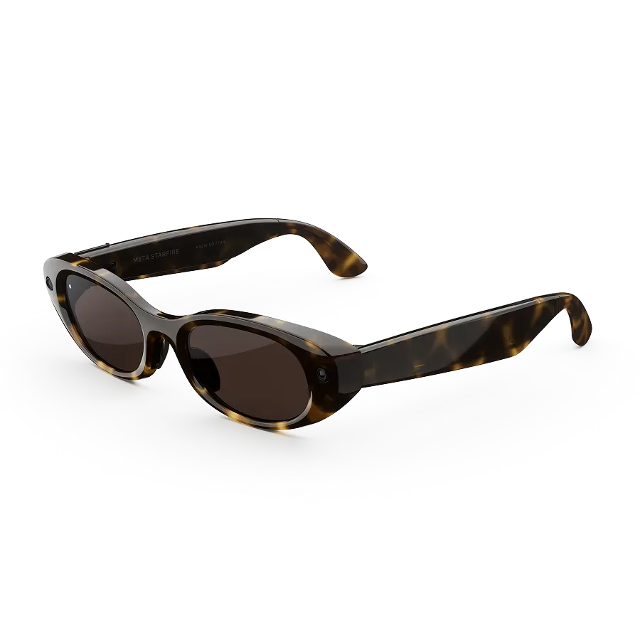 META STARFIRE KYLIE ED SMART AI GLASSES CHOCOLATE LENSES DARK TORTOISE 1001903-01