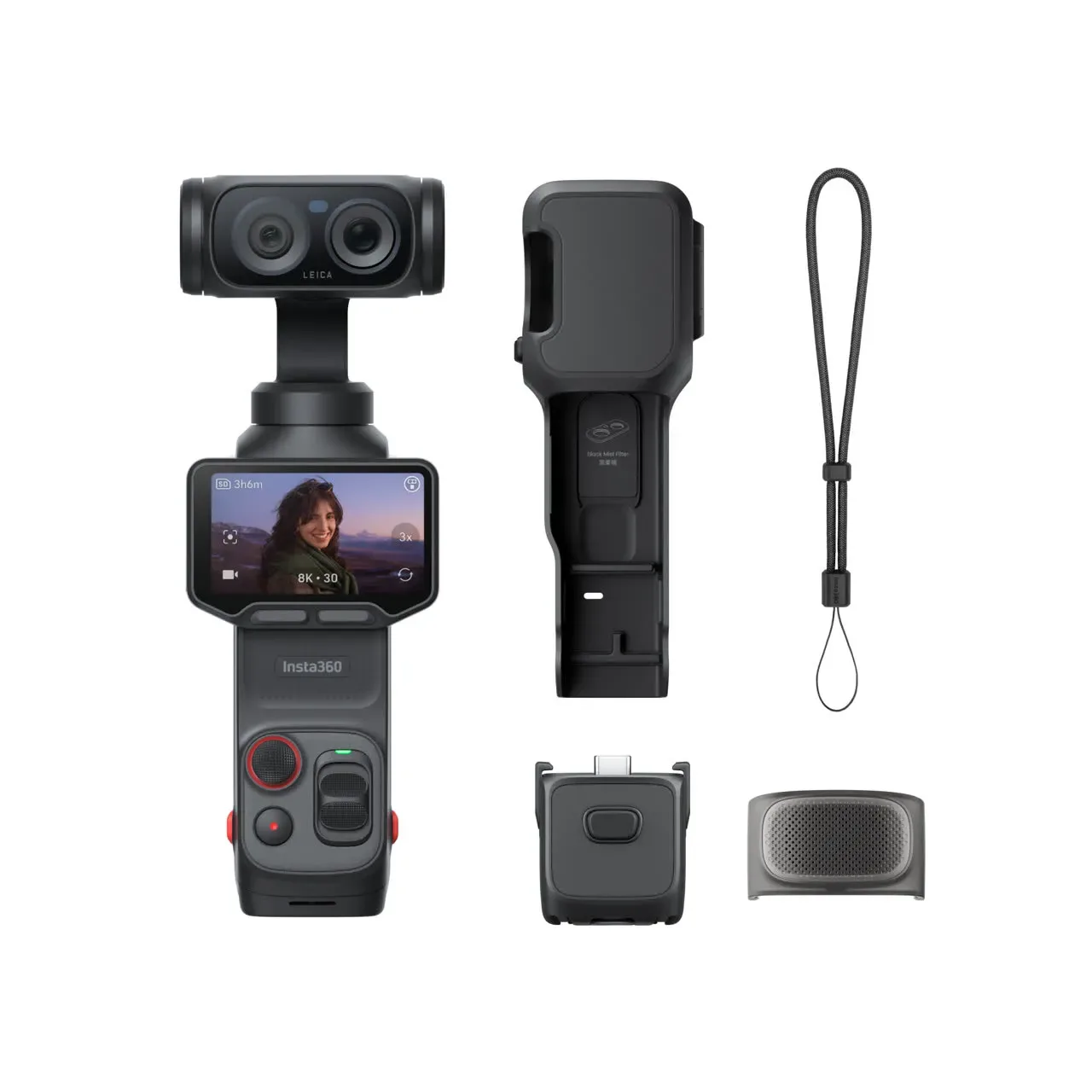 INSTA360 LUNA ULTRA 8K GIMBAL CAMERA STANDARD BUNDLE COSMIC BLACK CINSBBTT