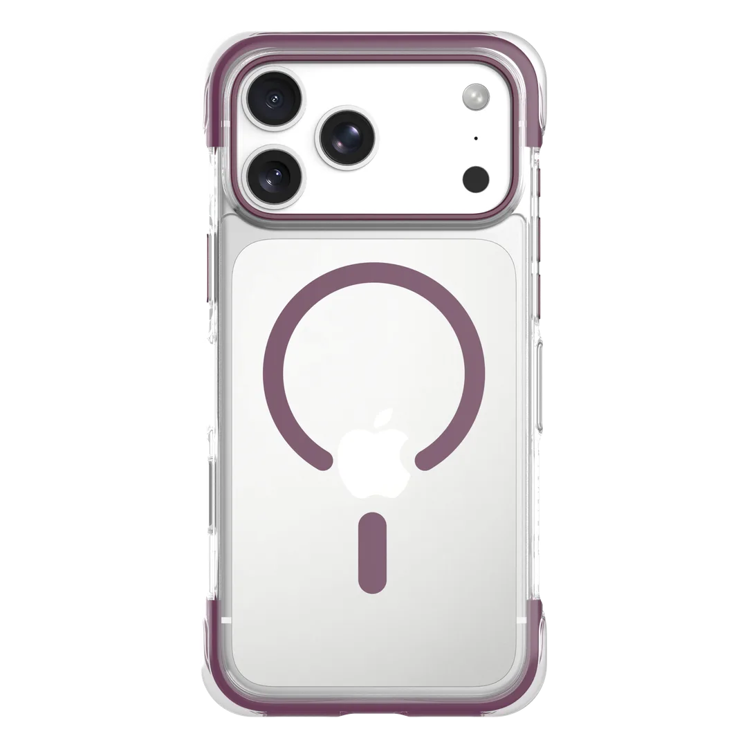 LEVELO IPHONE 18 PRO MAX TUCSON SHOCK ABSORBING CORNER MAGSAFE BUMPER CASE BURGUNDY LVLTSNMBC18PMBUR