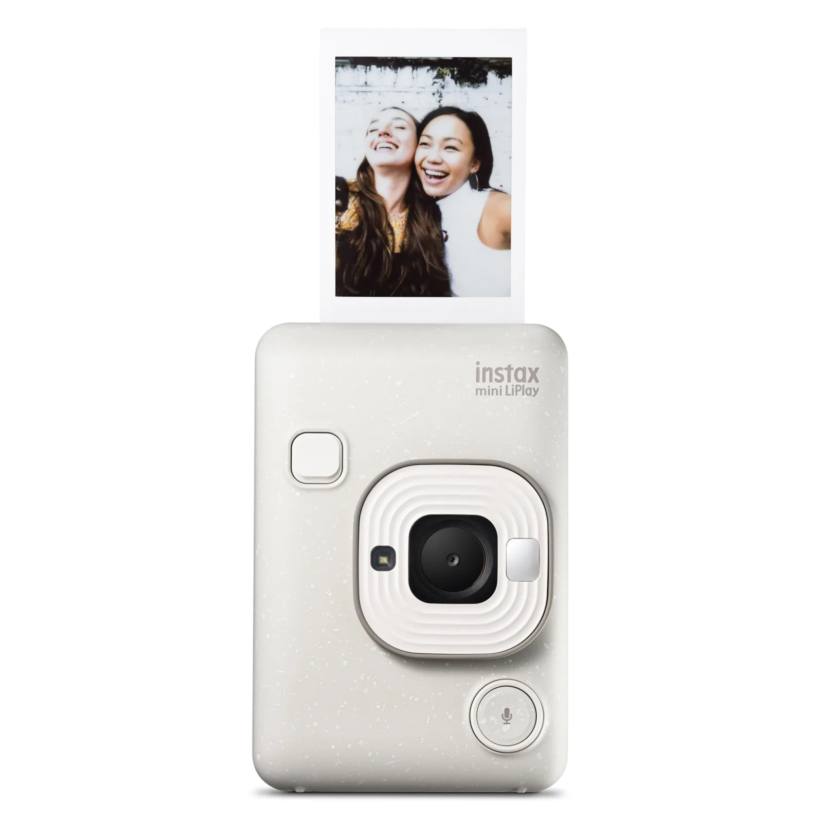 FUJIFILM INSTAX MINI LIPLAY HYBRID INSTANT CAMERA MISTY WHITE