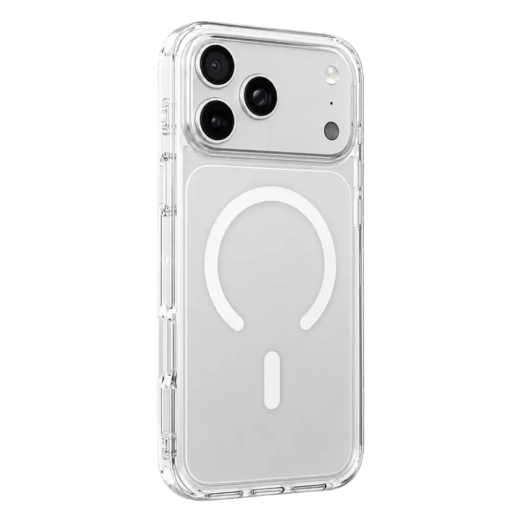 LEVELO IPHONE 18 PRO CLARA MAGSAFE CASE HYBRID PC+TPU CONSTRUCTION CLEAR LVLCLRMC18PTR
