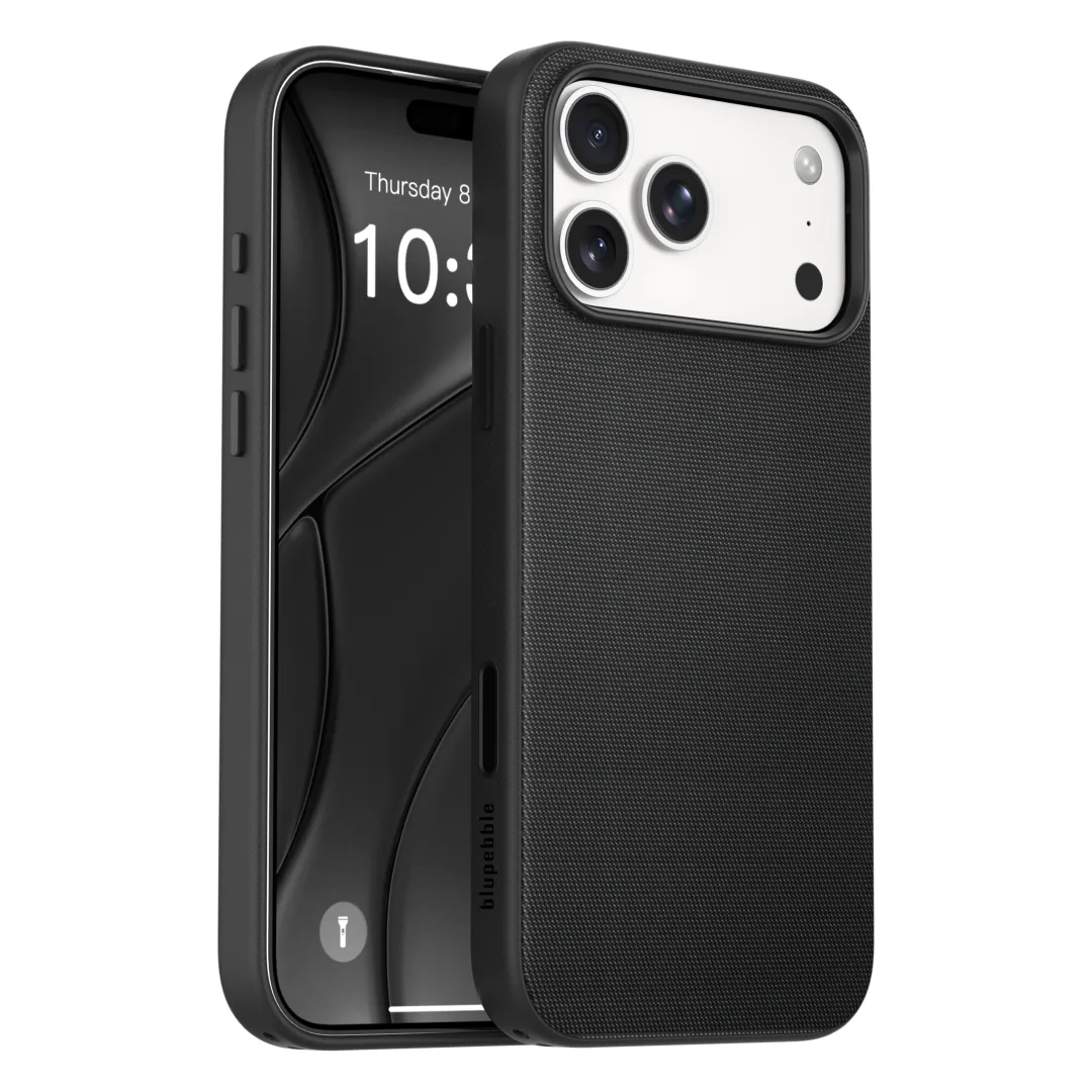 BLUPEBBLE IPHONE 18 PRO WEAVON CASE WITH MAGSAFE BLACK BP-IPWVN18PRO-BK 