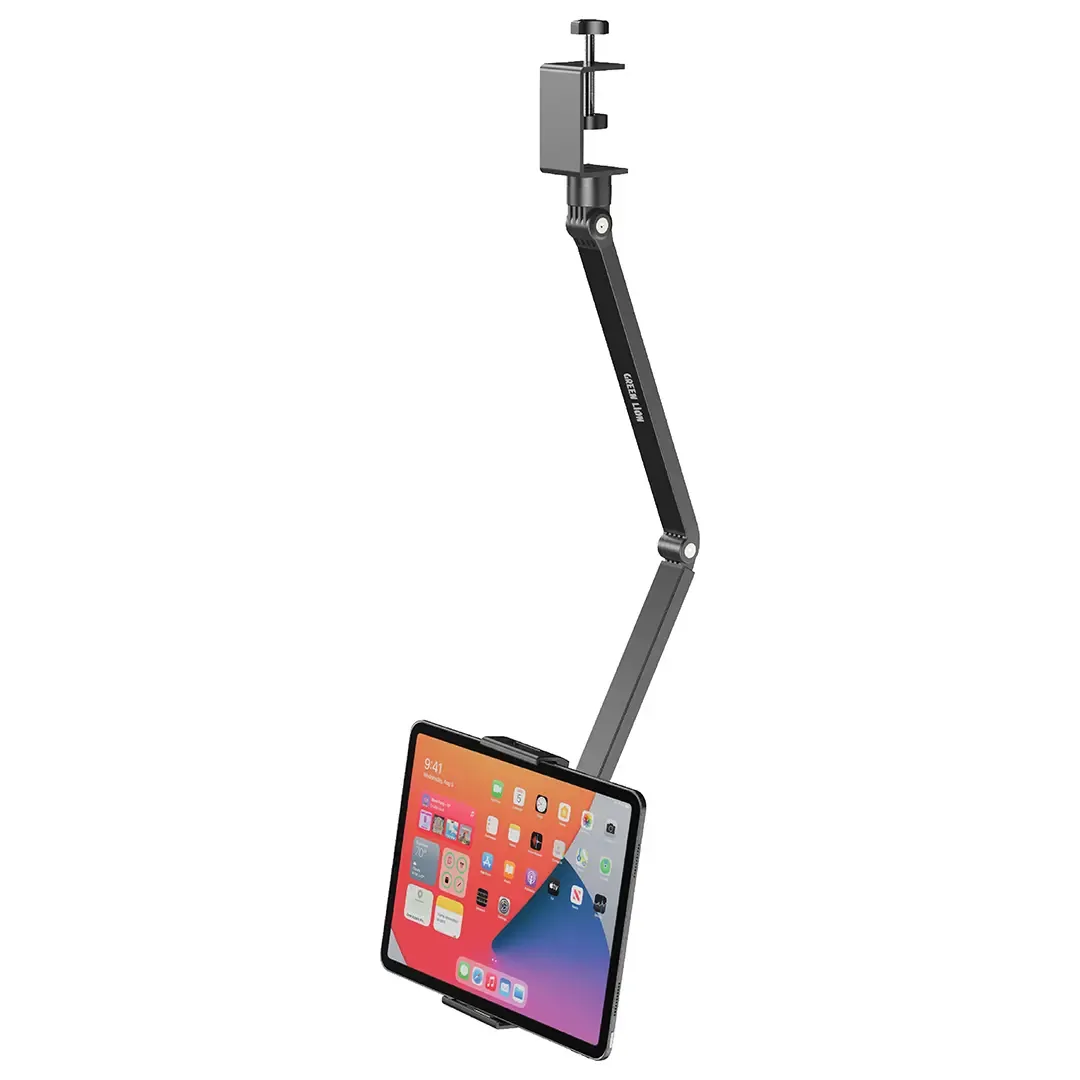GREEN LION DESK MOUNT STAND FOR PHONES AND TABLETS BLACK GNGX80PHLDBK