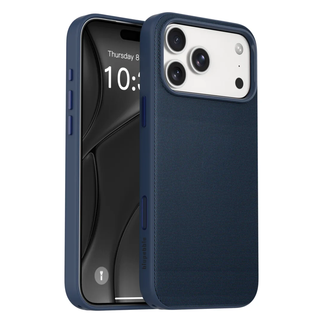 BLUPEBBLE IPHONE 18 PRO WEAVON CASE WITH MAGSAFE BLUE BP-IPWVN18PRO-BL 