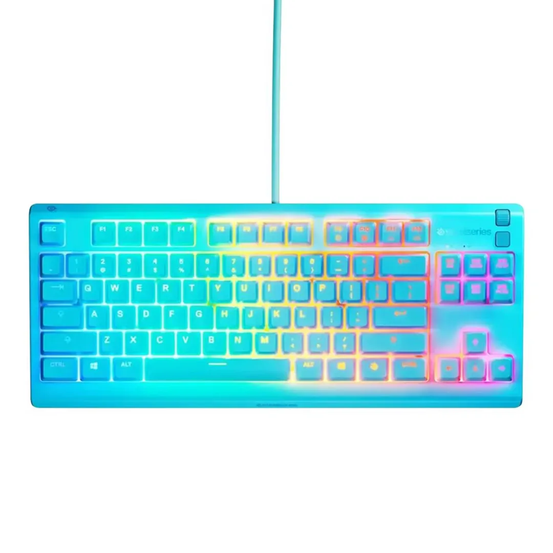 STEELSERIES APEX 3 TKL WIRED KEYBOARD AQUA 64933 US