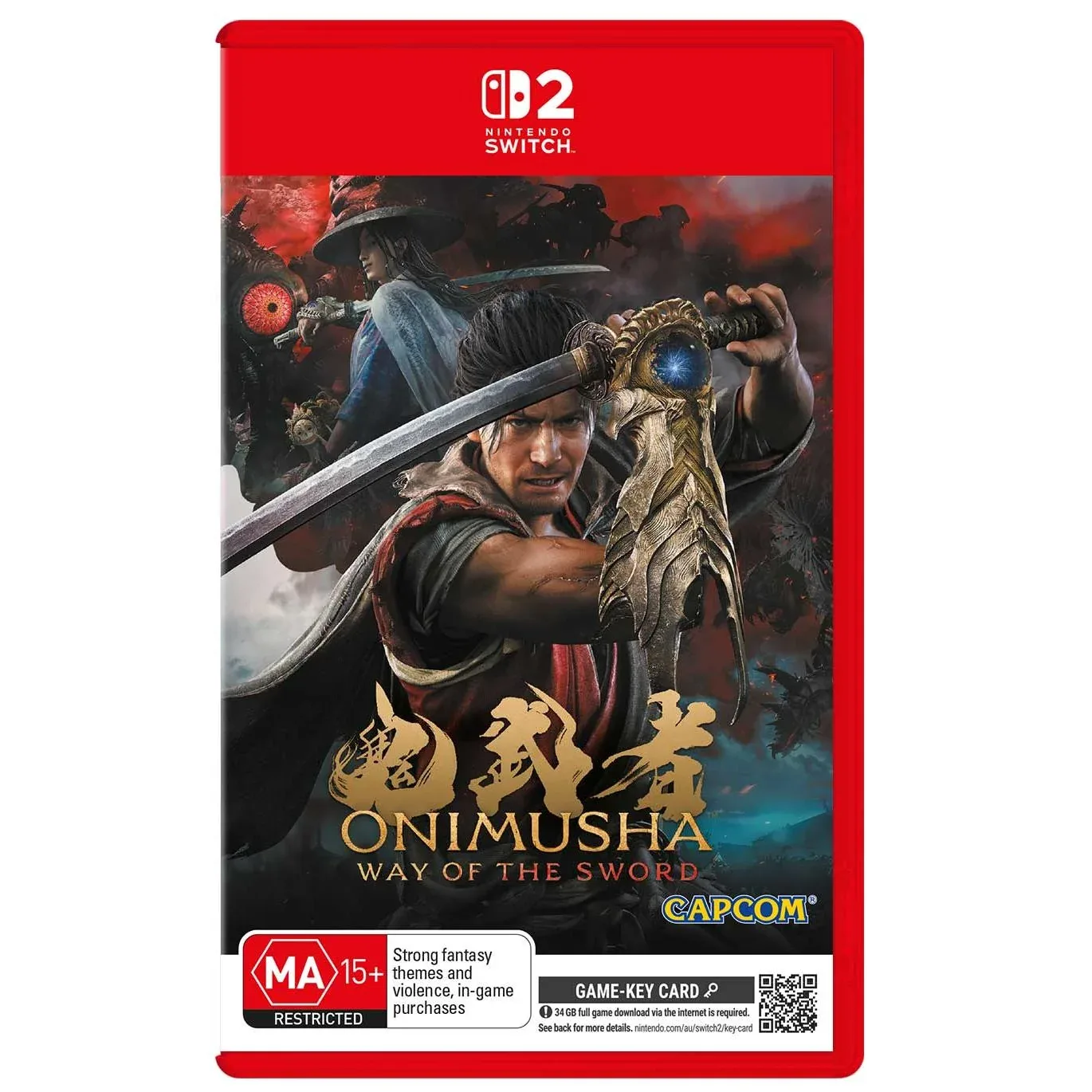 NINTENDO SWITCH 2 ONIMUSHA WAY OF THE SWORD GAME