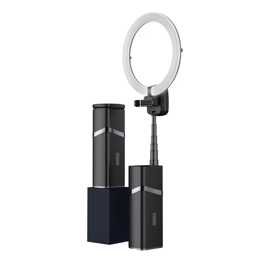 EPICARMA CREATORLIGHT 193CM BT PORTABLE FILL LIGHT WITH ADJUSTABLE HEIGHT BLACK EA-CREATORLIGHT-BK