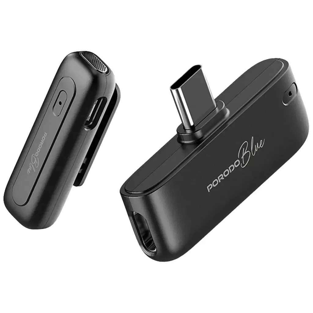 PORODO BLUE PROFESSIONAL DUAL WIRELESS MICROPHONE BLACK PBMX2CBK