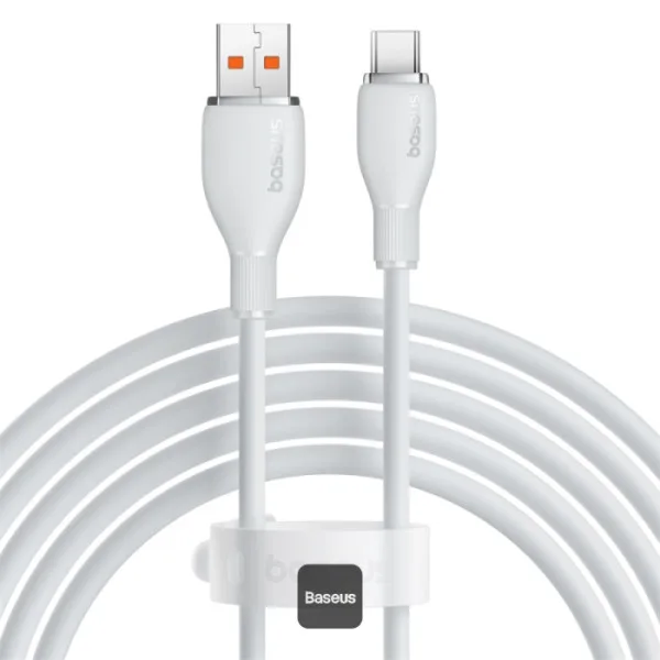 BASEUS PUDDING SERIES FAST CHARGING CABLE USB TO TYPE C 100W 120CM STELLAR WHITE P10355703221