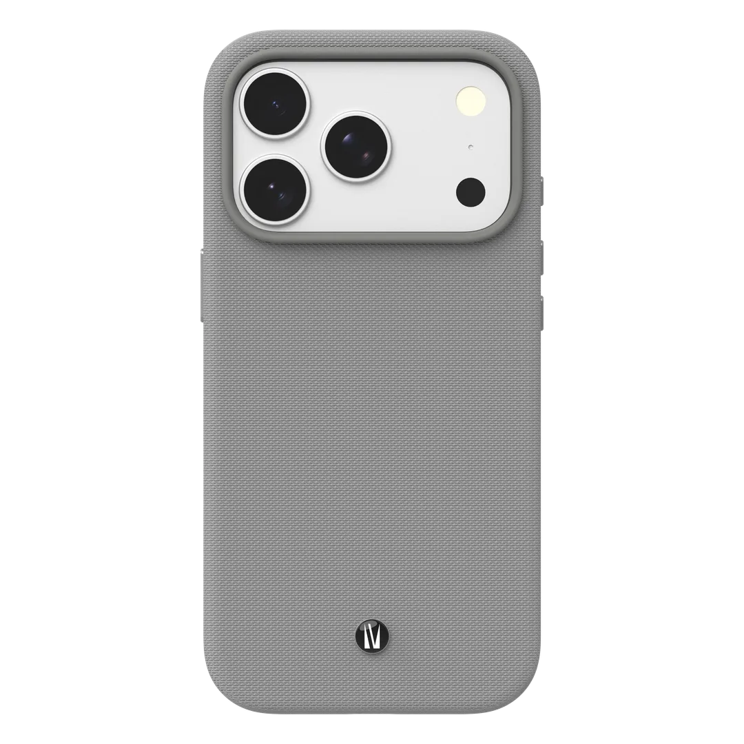 LEVELO IPHONE 18 PRO CANNES MAGSAFE PU LEATHER CASE SILVER LVLCNSPULC18PSL